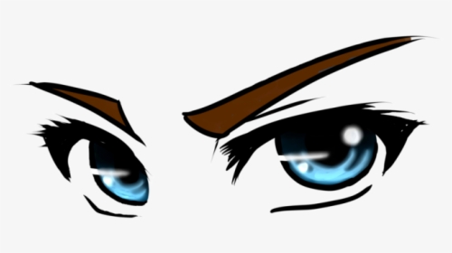 Angry Anime Eyes Png - Anime Eyes Transparent Background, Png Download, Free Download