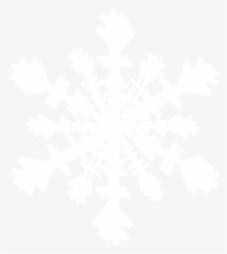 White Snowflake Clip Art At Clker - White Snowflake Vector Transparent, HD Png Download, Free Download