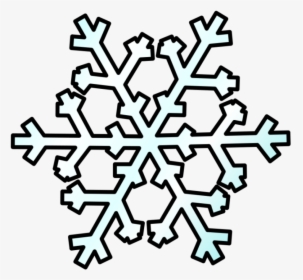 Clipart - Weather Symbols - Snow - Snow Symbol Weather, HD Png Download, Free Download