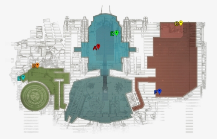 Silicon Soldier - Destiny 1 Map Of The Tower, HD Png Download, Free Download