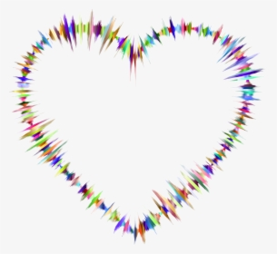 Music Wave Sound Abstract Art Audio Aural Ear - Sound Wave With Heart, HD Png Download, Free Download