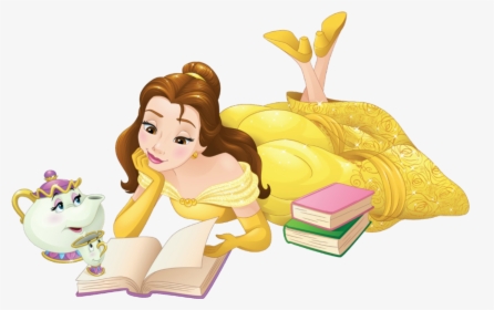 “ Nuevo Artwork/png En Hd De Belle - Princess Reading A Book, Transparent Png, Free Download