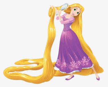 Rapunzel Combing Her Hair, HD Png Download, Free Download