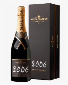 Moët & Chandon Grand Vintage Champagne 2009 Bottle - Glass Bottle, HD Png Download, Free Download