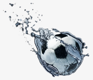 #football #ball #splash #water #jhyuri - Soccer Ball In Water, HD Png Download, Free Download