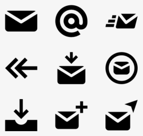 Vector Envelope Mail - Phone Email Address Icons Png, Transparent Png, Free Download
