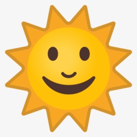 Happy Sun Emoji Transparent Png Image - Sun And Cloud Png, Png Download, Free Download