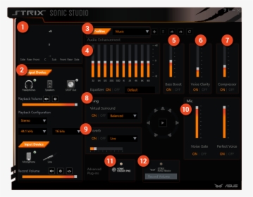 Asus Strix 7.1 Somic Studio, HD Png Download, Free Download