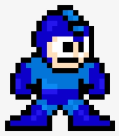 Mega Man Sprite With Shading - Mega Man Piskel, HD Png Download, Free Download