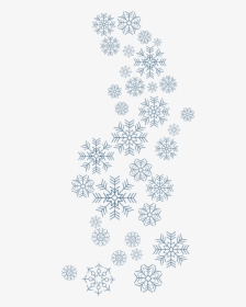 Beautiful Flurries Winter Snow Vector Snowflake Schema - Vector Snowflake Transparent, HD Png Download, Free Download