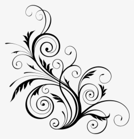 Swirl Png Download Image - Floral Swirls Design Png, Transparent Png, Free Download