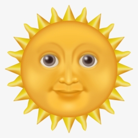 Clipart Sun Creepy - Sun Emoji, HD Png Download, Free Download