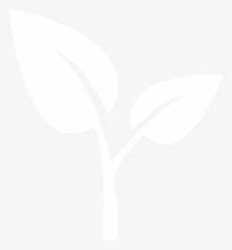 Plant Icon Png White, Transparent Png, Free Download