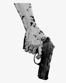 Transparent Rocks Tumblr - Hand Holding Gun Png, Png Download, Free Download