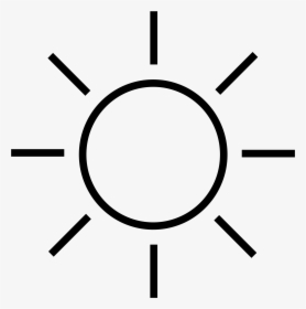 Sun Png Black And White & Free Sun Black And White - Aesthetic Black And White Stickers, Transparent Png, Free Download