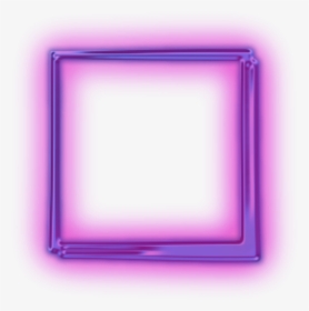 Neon Square Png - Lilac, Transparent Png, Free Download