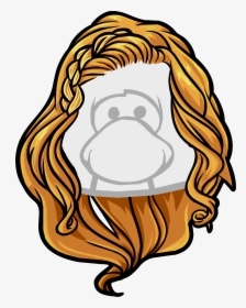 The Side Swirl - Girl Hair Club Penguin, HD Png Download, Free Download
