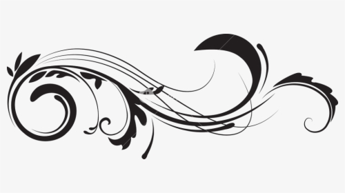 Line Art Royalty-free - Transparent Background Swirl Border Png, Png Download, Free Download
