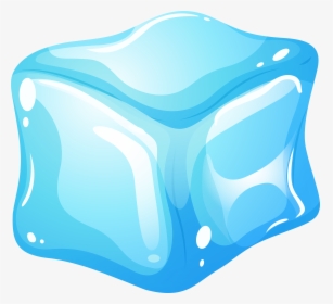 Ice Cube Blue Clip Art Web Clipart - Clipart Ice Cube Png, Transparent Png, Free Download