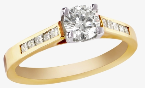 Gold Ring Diamond Png Image - Gold Ring Png, Transparent Png, Free Download