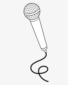 Simple Drawing Of A Microphone, HD Png Download, Free Download