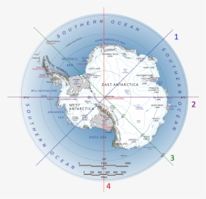 Map Of Antarctica, HD Png Download, Free Download