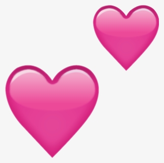 Pink Love Heart Emoji, HD Png Download, Free Download