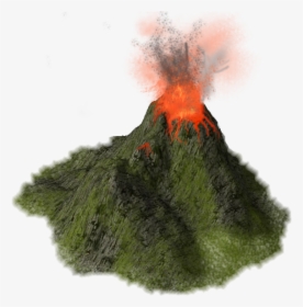 Volcano Png - Erupting Volcano Transparent Background, Png Download, Free Download
