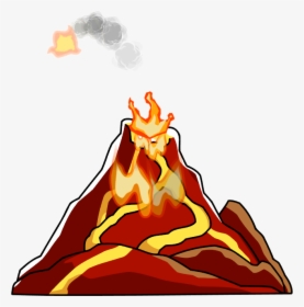 Volcano Png - Volcan Cartoon Png, Transparent Png, Free Download