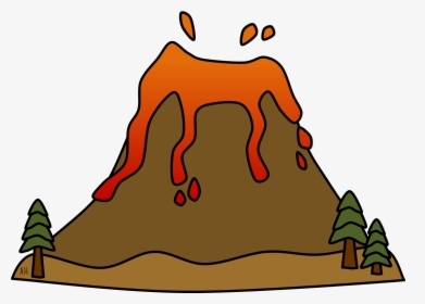 Png Transparent Volcano Background - Shield Volcano Clipart, Png Download, Free Download