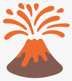 Volcano Emoji, HD Png Download, Free Download