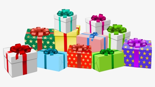 Gift Boxes Png Clip - Gifts Clipart Png, Transparent Png, Free Download