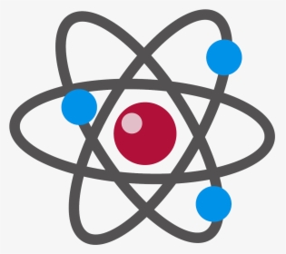 Atom Png Free Background - React Js Logo Transparent, Png Download, Free Download
