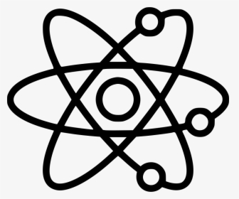 Atom - Science Black And White Clip Art, HD Png Download, Free Download