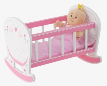 Baby Playing Bed - Doll Crib Clip Art, HD Png Download, Free Download