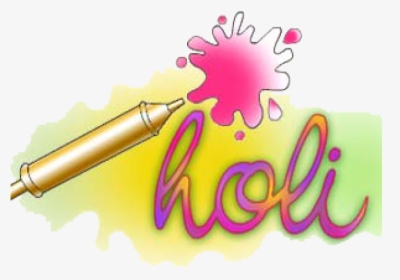 Holi Pichkari Png Transparent Images - Holi Sticker For Whatsapp, Png Download, Free Download