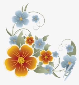 Download Vector Png - Flowers Vector Floral Png, Transparent Png, Free Download
