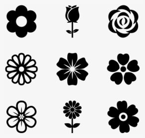 Clip Art Flower Vector - Flower Vector Icon Free, HD Png Download, Free Download