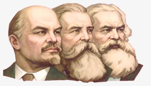 Karl Marx Lenin Engels , Png Download - Stalin Lenin Trotsky And Marx, Transparent Png, Free Download