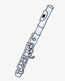My New For This - Flute Drawing, HD Png Download, Free Download