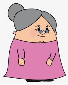 Free Senior Citizen Download - Transparent Old Lady Clipart, HD Png Download, Free Download