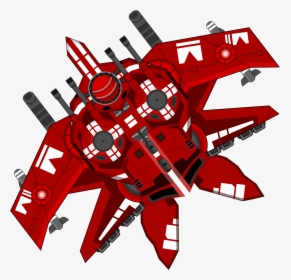 Spaceship Red Clip Arts - Red Png Spaceship, Transparent Png, Free Download