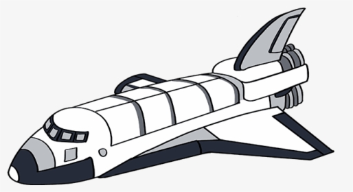 How To Draw A Space Shuttle - Easy To Draw Space Shuttle, HD Png Download, Free Download