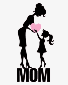 Mothers Day Daughter Illustration - Clip Art Mother And Daughter, HD Png Download, Free Download