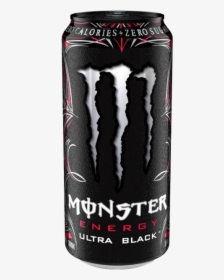 Energy Drink Png Free Download - Monster Energy Ultra Black, Transparent Png, Free Download