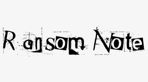Ransom Note - Ransom Notes Font, HD Png Download, Free Download