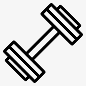 Dumbbell Barbell Fitness Sport Gym - Fitness Icon Png Free, Transparent Png, Free Download