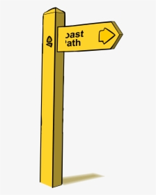 Wooden Sign Post Clip Arts - Footpath Sign Clipart, HD Png Download, Free Download