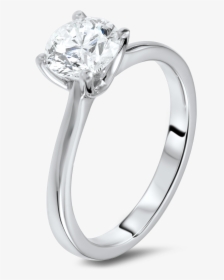 Transparent Diamond Ring Png - Solitaire Engagement Ring Png, Png Download, Free Download