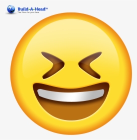 Funny Crossed Eyes Emoji - Grinning Squinting Face Emoji, HD Png Download, Free Download